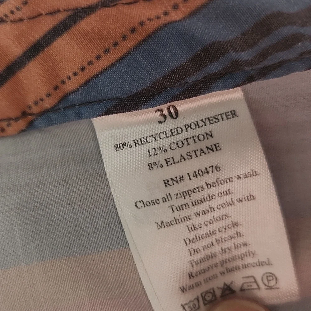 Faherty Southwest Print Swim Trunks Size 30